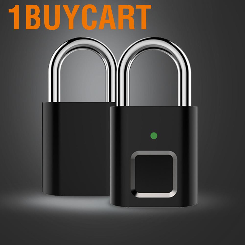 Ổ Khóa Chống Trộm An Toàn Bằng Dấu Vân Tay Cổng Sạc Usb 1buycart