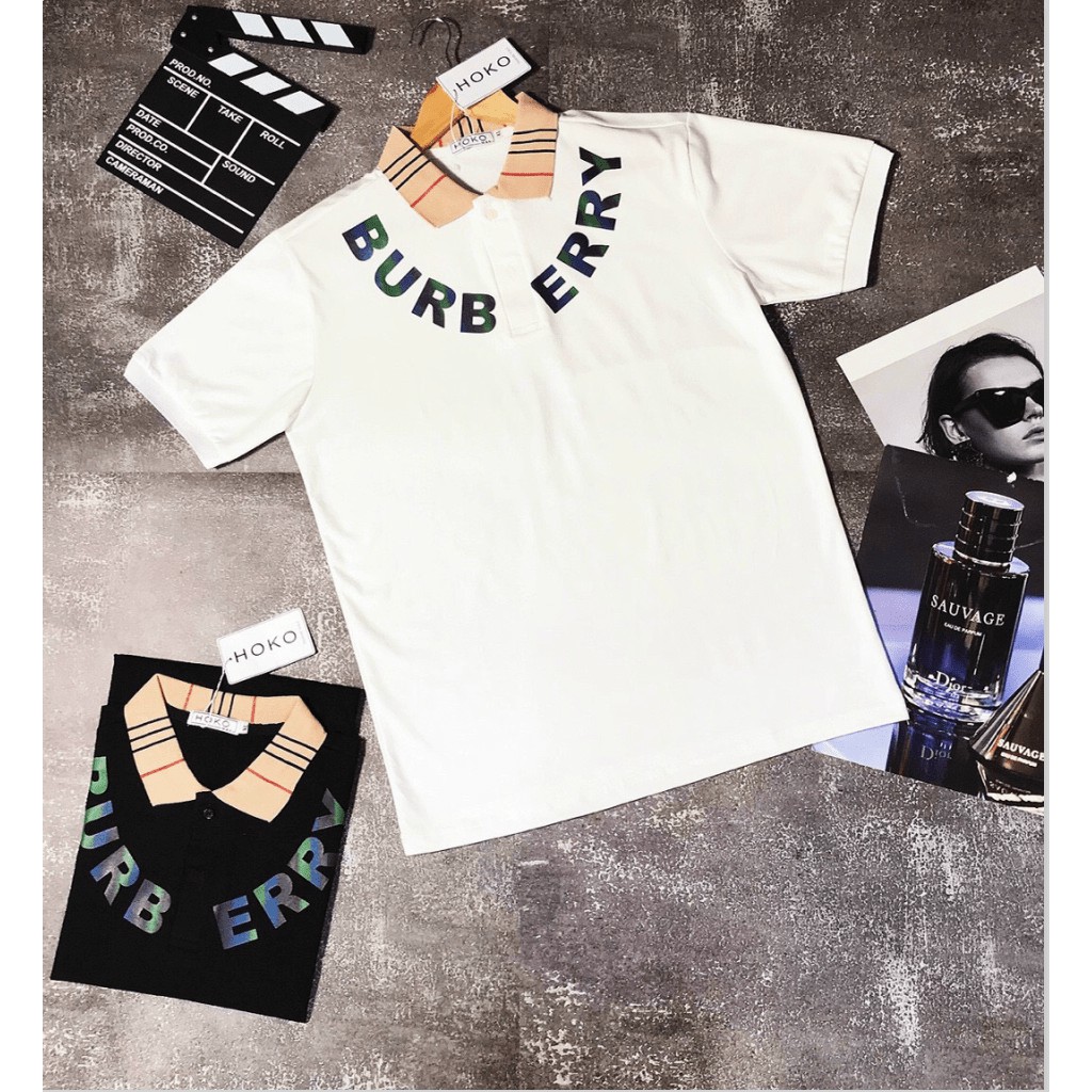 ÁO THUN NAM NỮ BUBBERRY CỰC ĐẸP , CỔ TRỤ SIÊU CHẤT , PHONG CÁCH MỚI HK