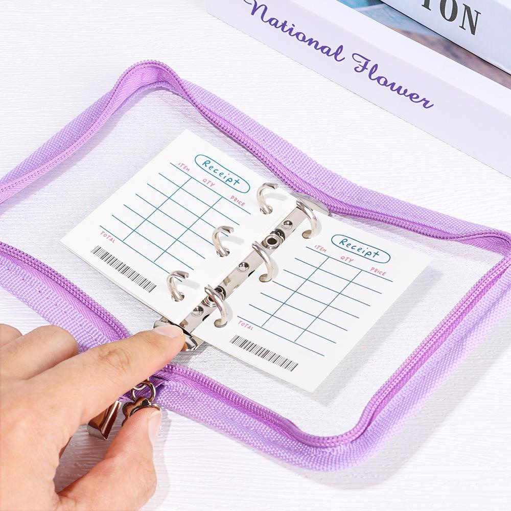 Vỏ Bọc Sổ Tay Nhật Ký Có Khóa Kéo In Hoa Cúc LAYOR1