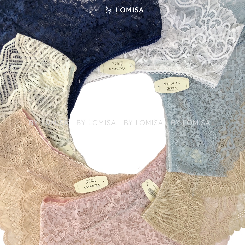 Set 5 quần lót nữ ren sexy siêu hot ôm mông, thoáng khí từ 40 - 65 kg QR0012  - By LOMISA