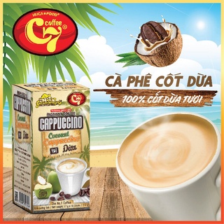 Cà phê cốt dừa hòa tan 4in1 cappuccino con chồn vàng c7