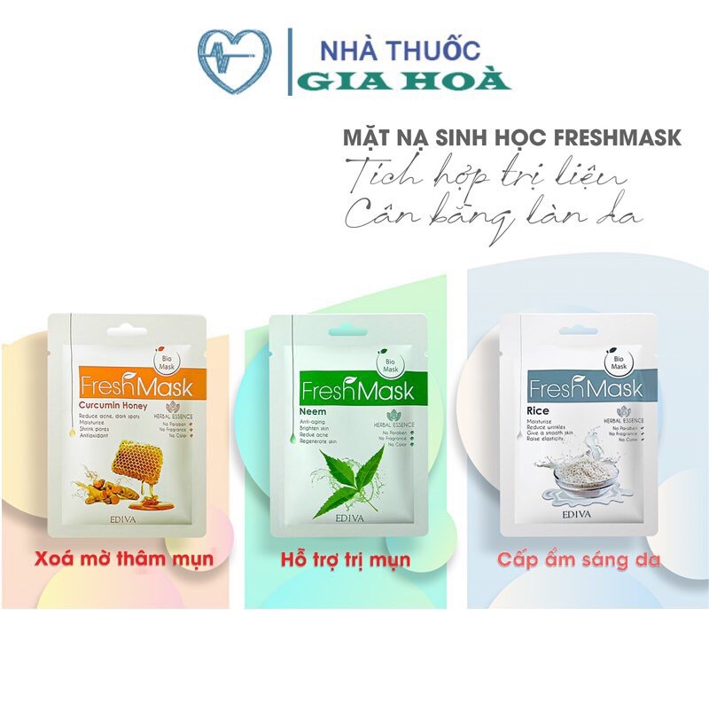 Mặt nạ dưỡng da thiên nhiên FreshMask Dược Hậu Giang