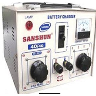 Sạc bình ắc quy Sanshun 40A 3 chế độ sạc 6v 12v 24v điều chỉnh được tốc độ sạc
