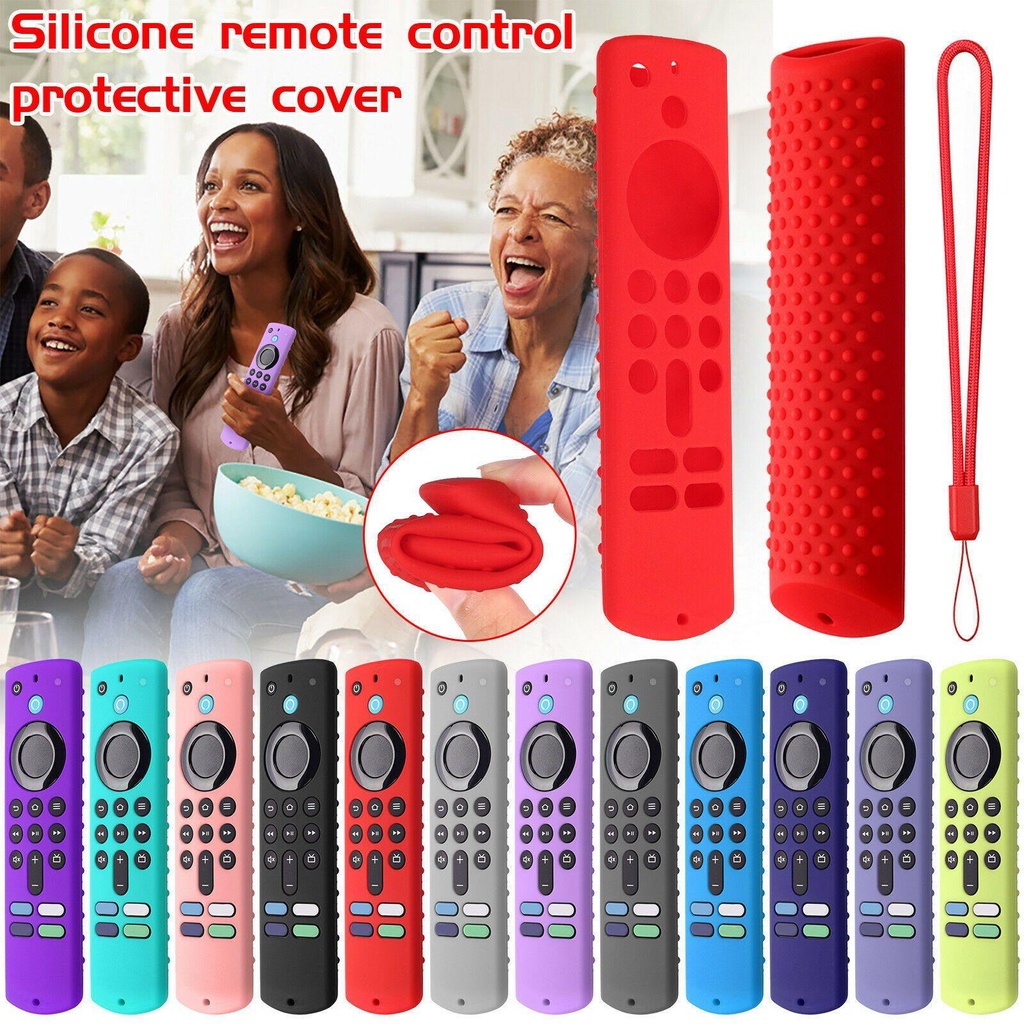 SUYO Vỏ Bọc Điều Khiển Từ Xa Bằng Silicon Chống Trượt Chống Nước Cho Amazon Fire TV Stick (Thế Hệ Thứ 3)