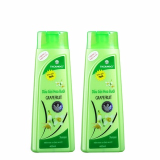 Bộ 2 Chai Dầu Gội Và Xả Hoa Bưởi Thorakao 400ml