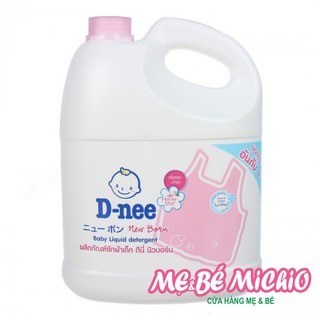 [Chính hãng Đại Thịnh] Nước giặt Dnee 3000ml màu Hồng (Thái Lan)