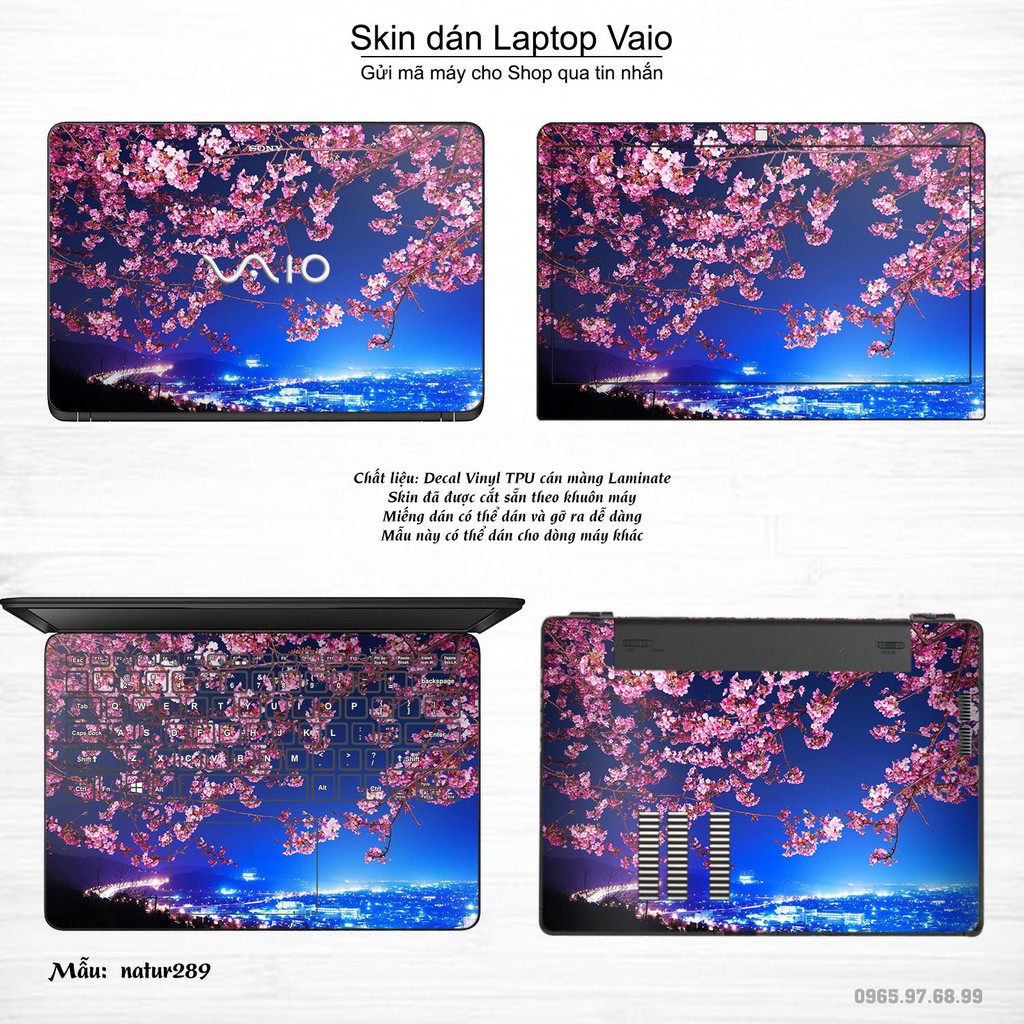 Skin dán Laptop Sony Vaio in hình thiên nhiên nhiều mẫu 11 (inbox mã máy cho Shop)