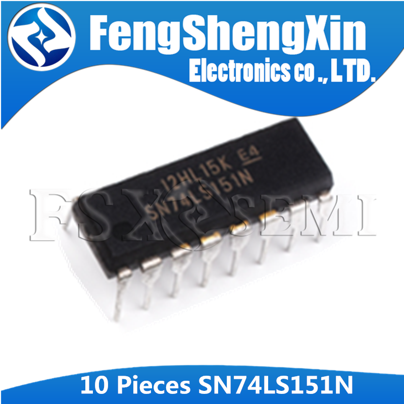 10 Cái / lốc SN74LS151N 74LS151 SN74LS151 HD74LS151P DIP-16 8-INPUT ĐA NĂNG IC