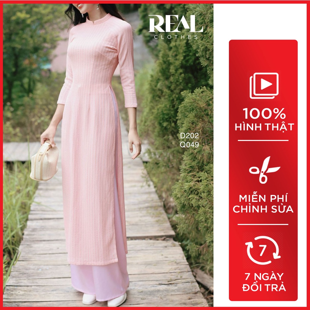 Áo dài muse hồng_REAL