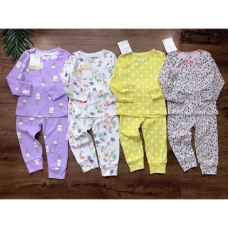 Set 5 bộ bozip carter dài tay cho bé