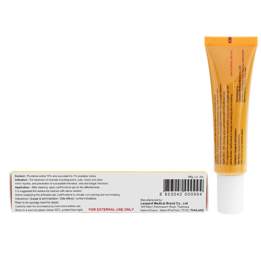 Gel sát khuẩn Leopovidone 20g  - Yespharmacy