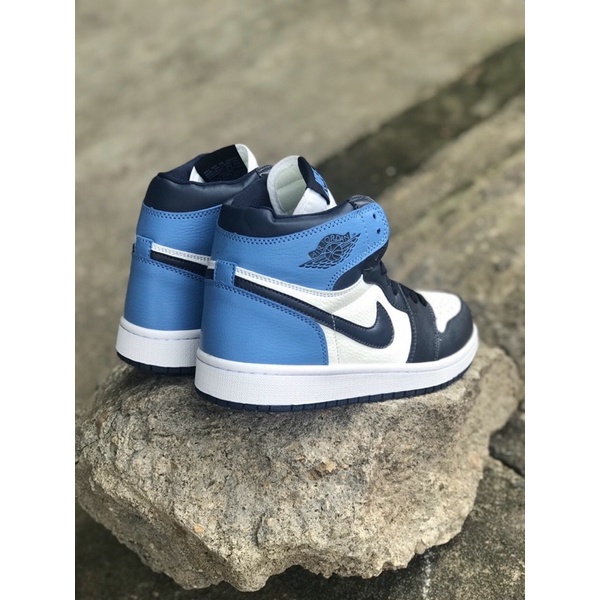 [MINTSTORE] Giày Sneaker Xanh vệt đen cao cổ