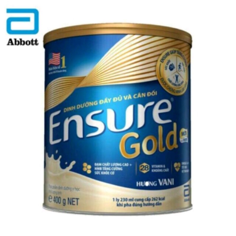Sữa Ensure Gold hương vị Vani lon 400g
