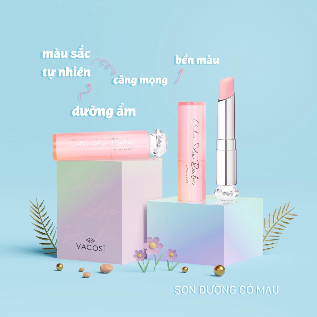 Vacosi - Son dưỡng môi có màu Color Lip Balm VS06