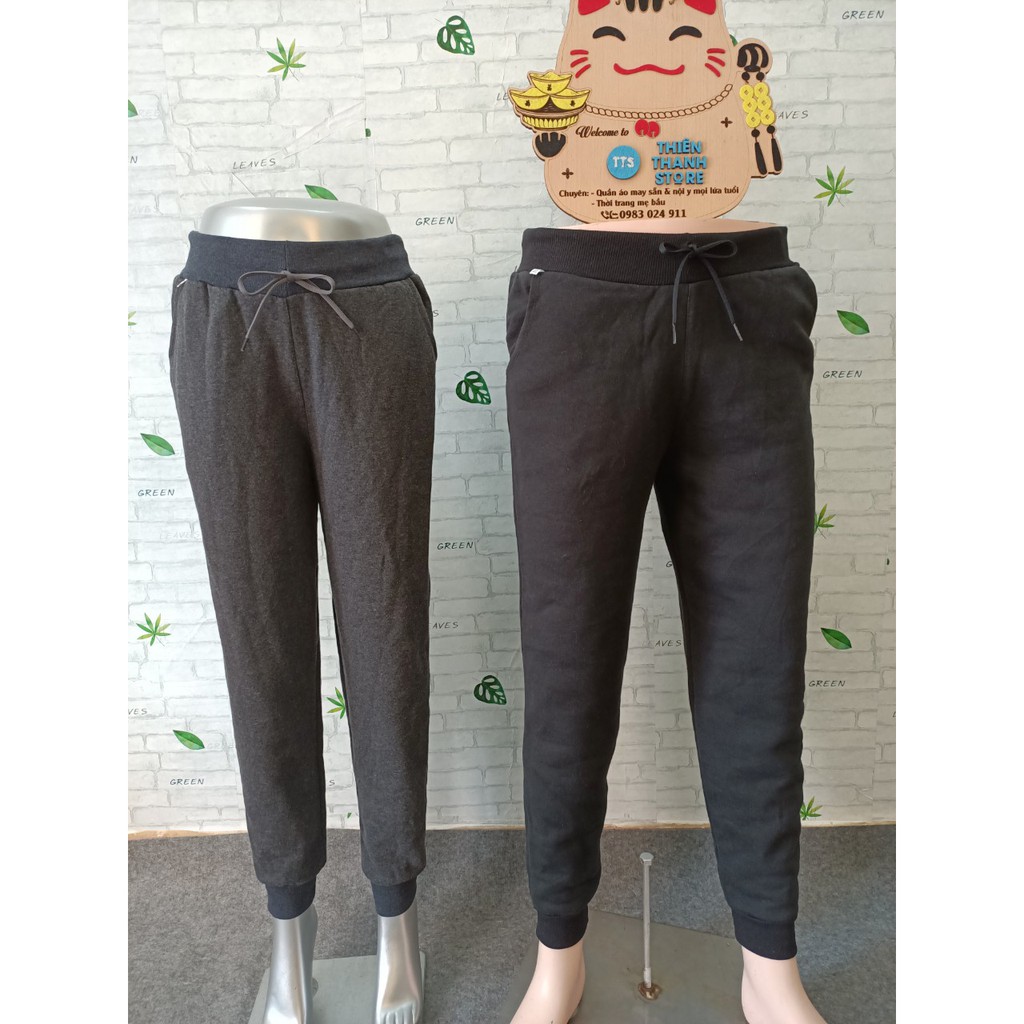 Quần jogger unisex lót nỉ