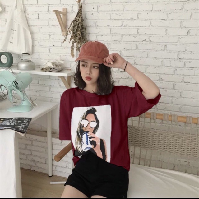 ÁO THUN NỮ COTTON OVERSIZE
