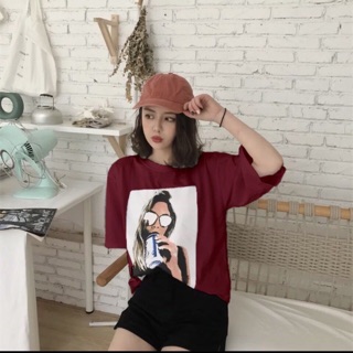 Áo thun nữ cotton oversize