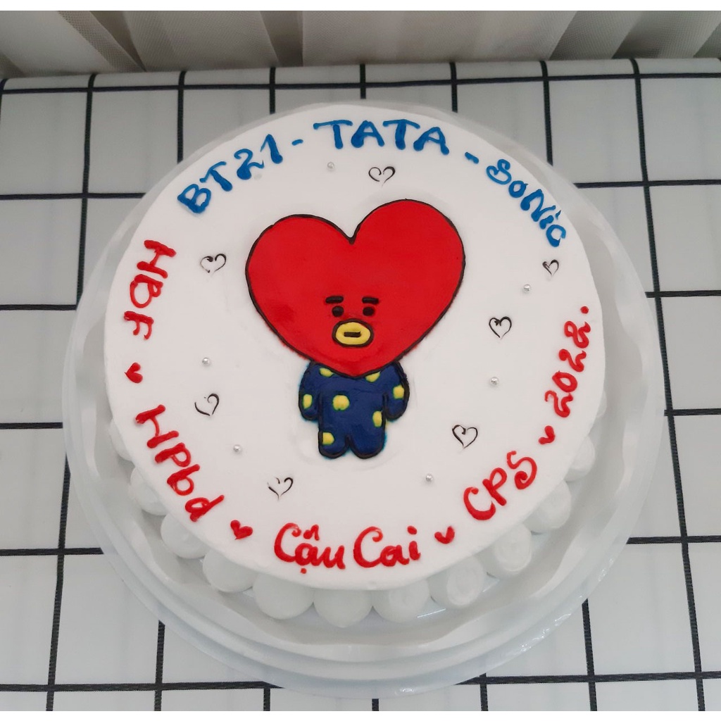 Bánh kem sinh nhật BT21 giá rẻ