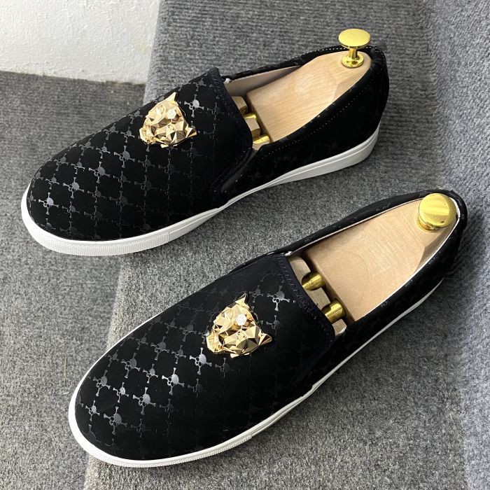 giày nam giày lười Đính hổ PLP mặt hổ vàng cực đẹp | BigBuy360 - bigbuy360.vn