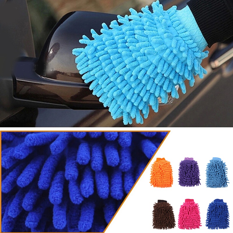 Khăn Lau Xe Hơi Hai Mặt Bằng Sợi Microfiber Mềm Mại Chống Thấm Nước