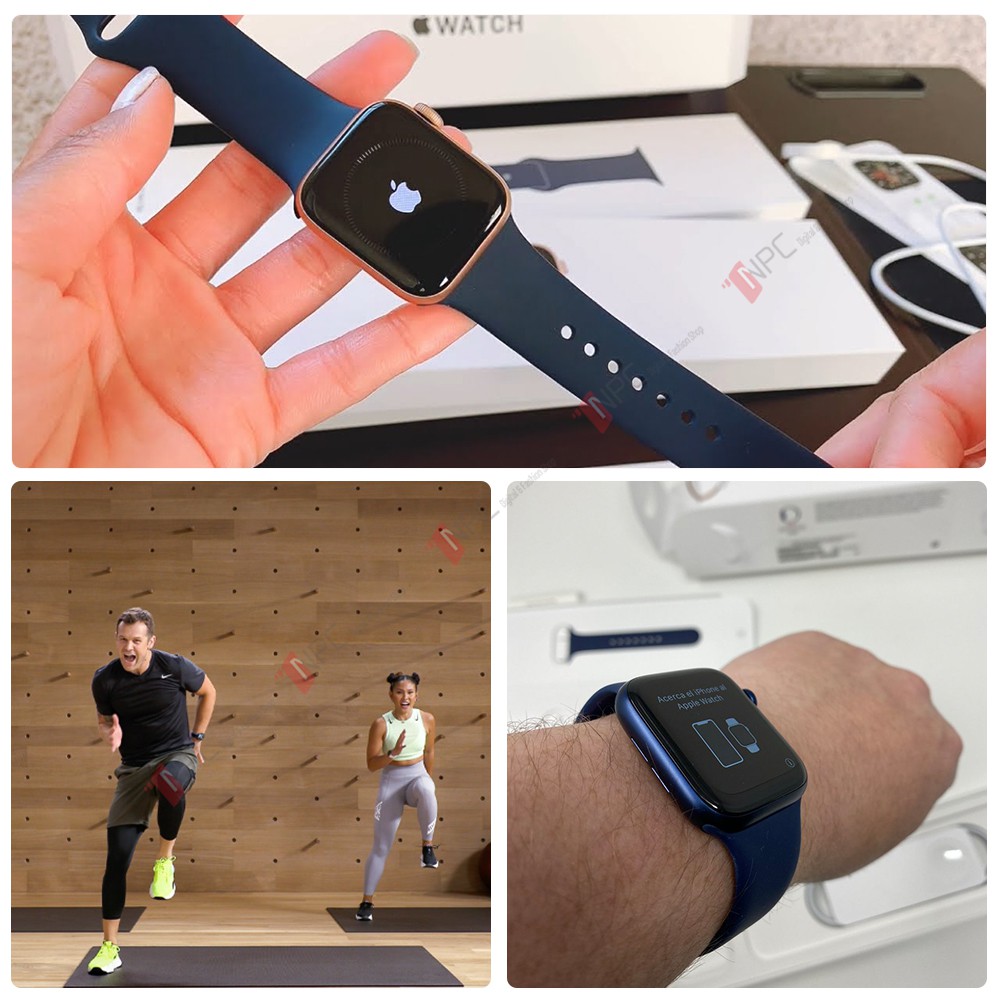 [🅂🄴🅁🄸🄴🅂 6 🄽🄴🅆] Dây Cao Su Sport Band Apple Watch Series 6|SE|5|4|3|2|1 Kích thước 38mm 40mm 42mm 44mm Nhiều Màu