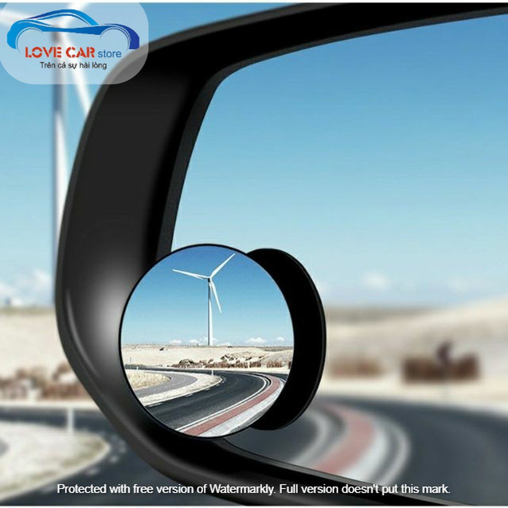 Gương cầu soi điểm mù ô tô xe hơi, giúp quan sát phòng tránh an toàn (Bộ 2 chiếc)