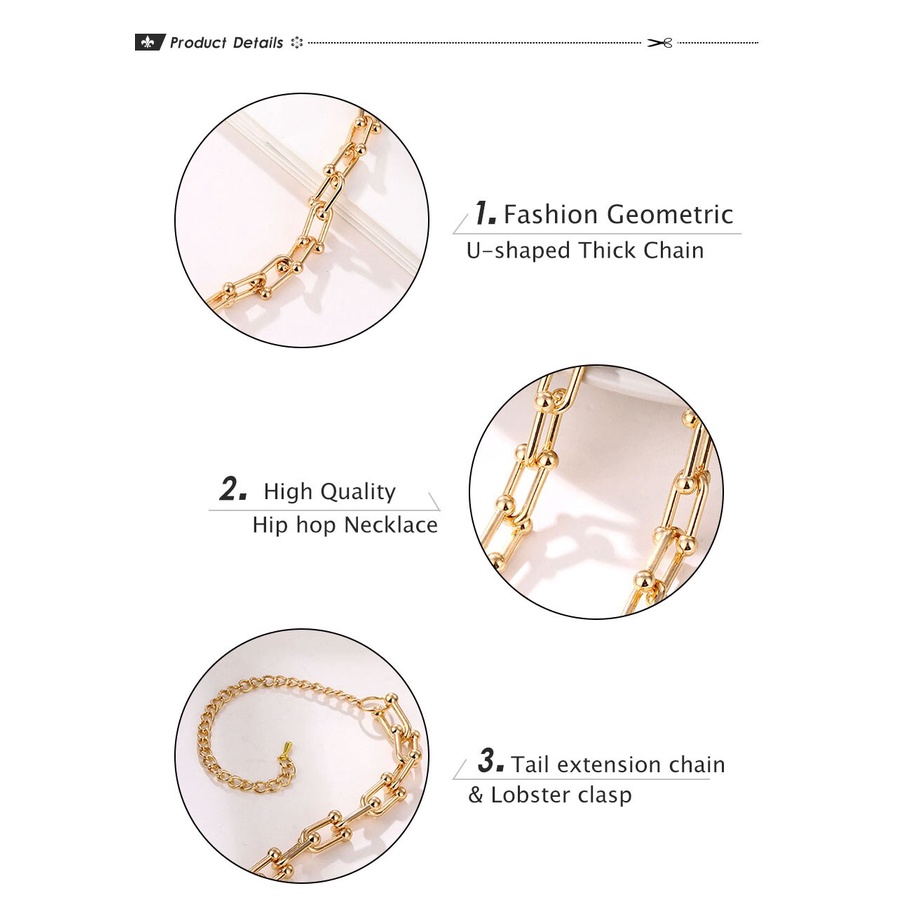 Vòng Cổ Choker Kim Loại Thiết Kế Đơn Giản Cho Nam Và Nữ