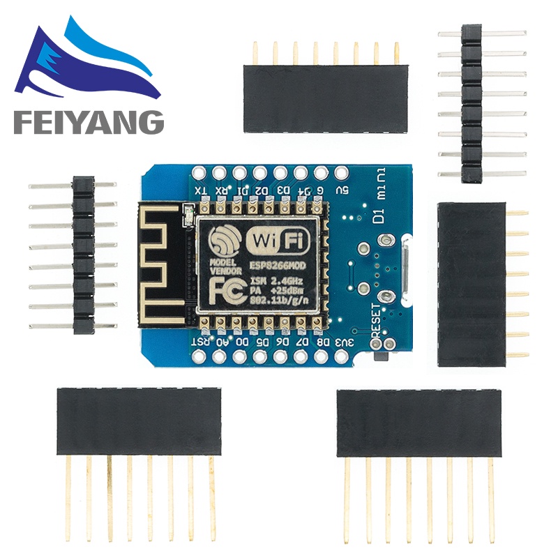Bảng mạch phát triển wifi mini 3 chấu ESP8266 ESP-12 ESP-12F CH340G CH340 V2 USB D1 chuyên dụng