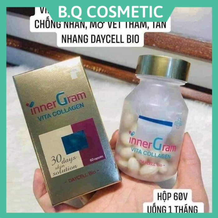 Viên uống trắng da cấp nước Inner Gram Vita