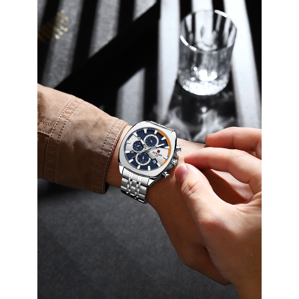 Đồng Hồ Quartz Chống Thấm Nước Chất Liệu Thép Không Gỉ Sang Trọng 2022