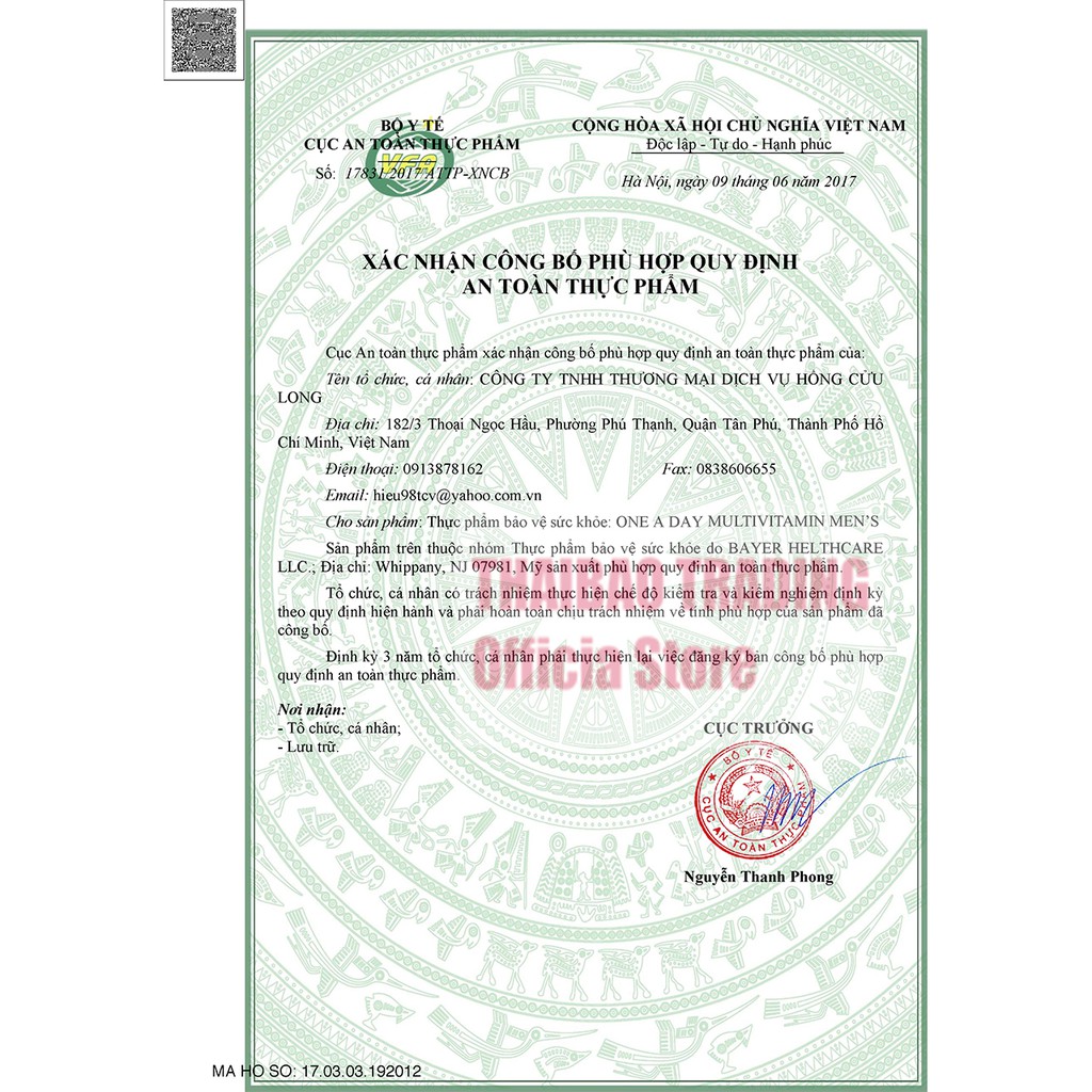 [MẪU MỚI] VIÊN UỐNG VITAMIN TỔNG HỢP ONE A DAY FOR MEN'S 300 viên BAYER | Thế Giới Skin Care