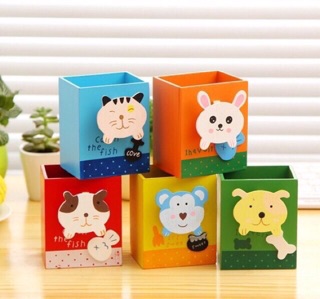 Hộp bút gỗ để bàn