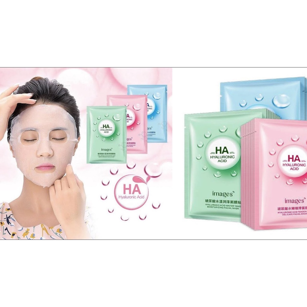 Mặt nạ giấy, mặt nạ HA dưỡng da dưỡng ẩm trắng da chống lão