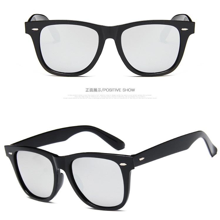 Kính Mát Tráng Gương Phong Cách Retro Hàn Quốc 2020