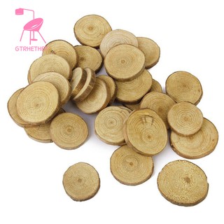Set 30 khoanh gỗ nhân tạo kích thước 3-4 cm chuyên dụng trong làm đồ thủ công