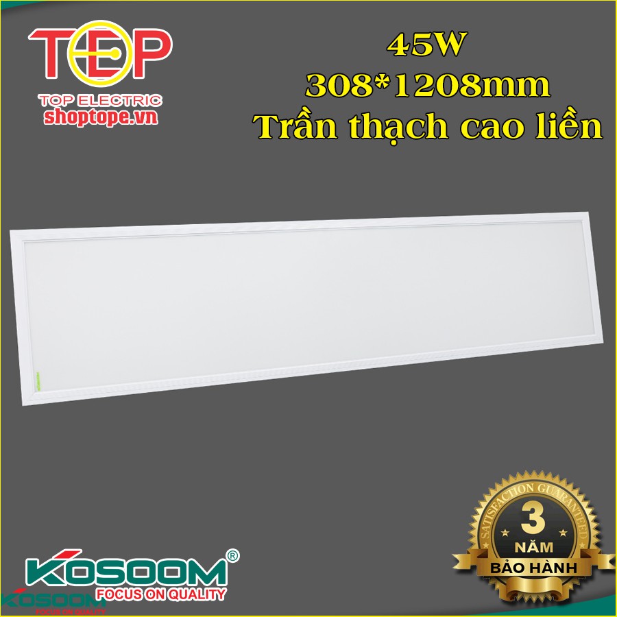 Đèn Led Panel 45W 90W Kosoom-Đèn Lắp Trần Thả-Liền-Thế Giới Điện Tope