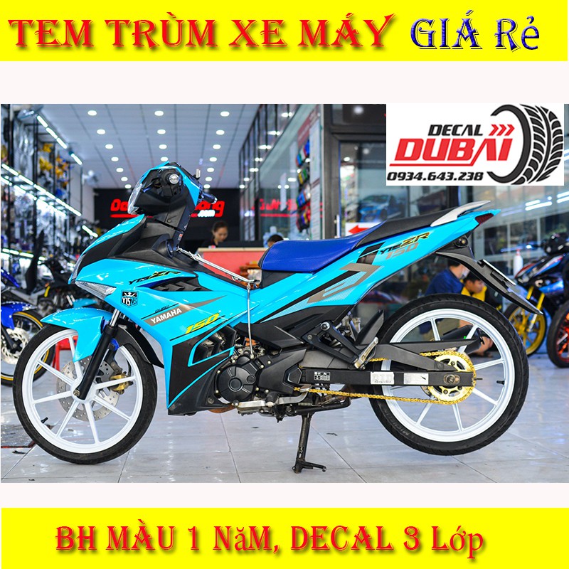 Tem Trùm Exciter 150 Xanh Ngọc Y15Zr