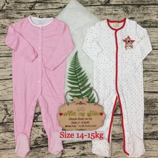 Combo 2 body dài vớ cho bé