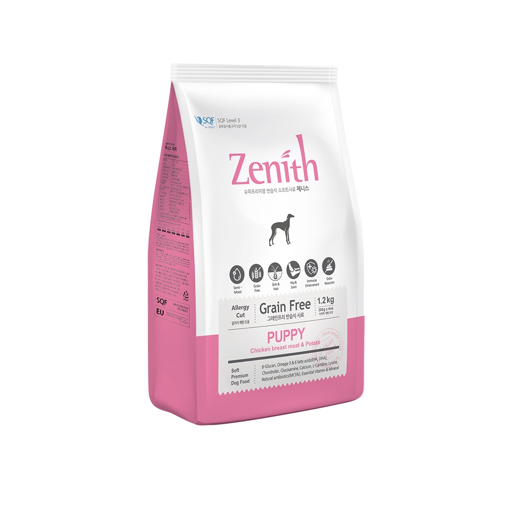 Thức ăn hạt mềm Zenith puppy cho chó con 300g &amp; 500gg