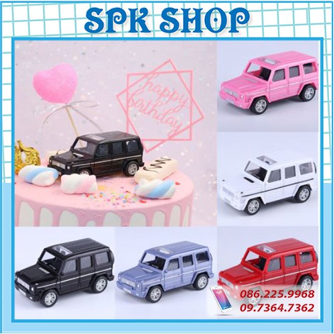 [FREESHIP❤️] Xe mô hình SUV- Trang trí bánh sinh nhât bánh kem - SPK Shop