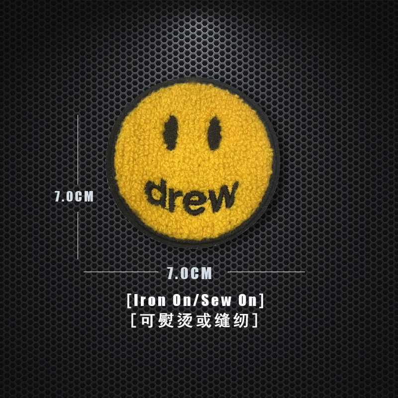 Miếng Vá Quần Áo Hình Mặt Cười Độc Đáo