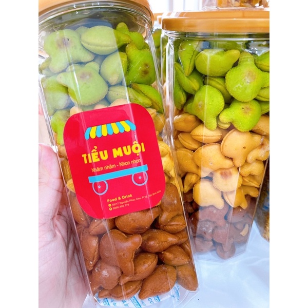 1 BÁNH GẤU TUỔI THƠ MIX 3 VỊ lon pet to 450gr | BigBuy360 - bigbuy360.vn