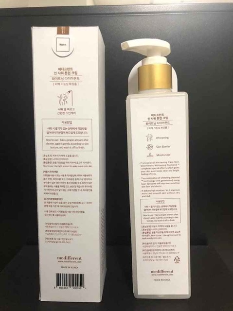 Sữa tắm truyền trằng Medifferent In Shower Tone Up Cream | BigBuy360 - bigbuy360.vn