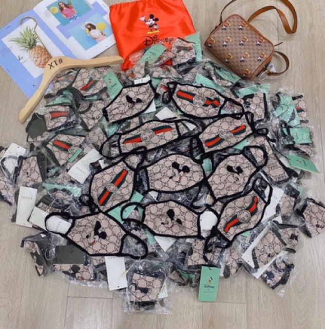 Hot trend - khẩu trang mickey gucci, khẩu trang guci xịn xò cao cấp | BigBuy360 - bigbuy360.vn
