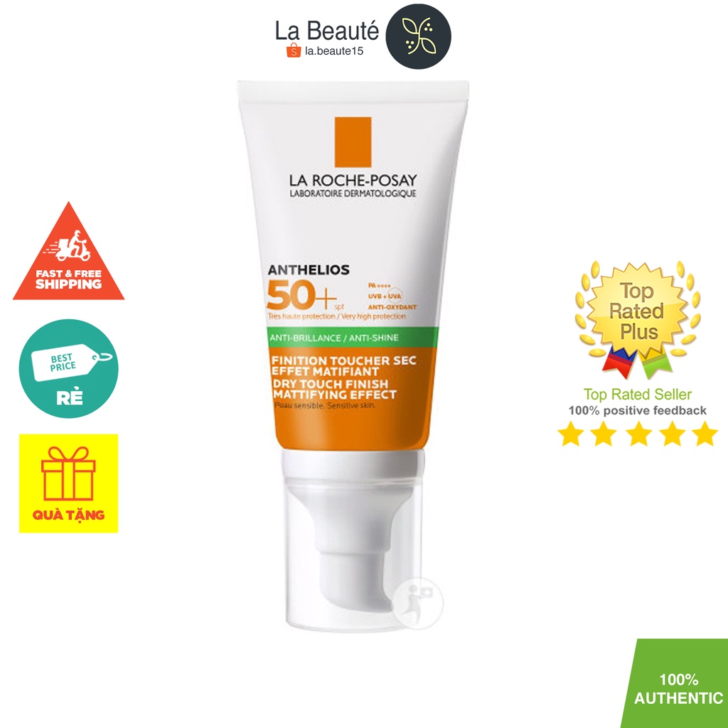 La Roche-Posay Gel Cream Dry Touch Spf 50+ Chống Bóng Nhờn Cho Da Hỗn Hợp 50ml
