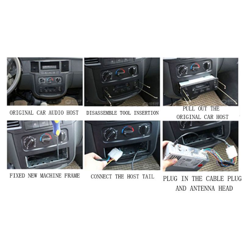 Máy Nghe Nhạc MP3 12V Kết Nối Bluetooth Đa Năng Cổng USB/TF Dùng Cho Xe Hơi