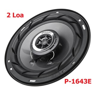 Bộ 2 Loa Siêu Trầm 6 inch(16cm) 400W - Loa Cánh Cửa Ô Tô Pincer 1643E, Loa Đồng Trục 2 Đường Tiếng Bass + Treble