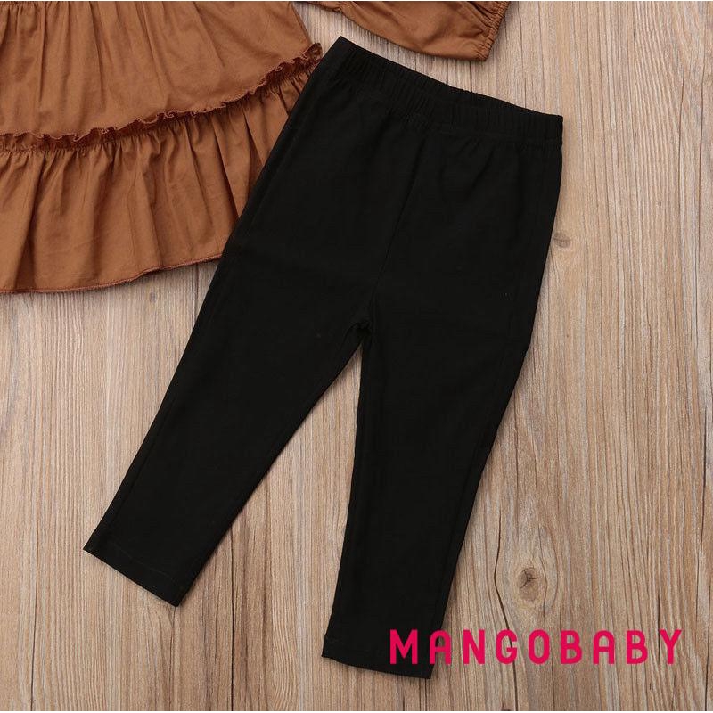 Set áo thun + quần legging cho bé gái