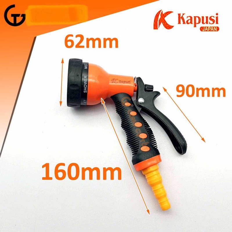 Bộ vòi xịt nước đa năng tưới cây, xịt rửa xe tiện lợi 9 kiểu phun LS+ cao cấp siêu bền