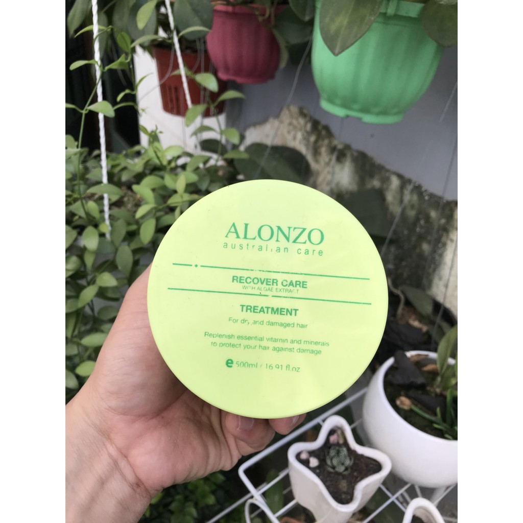 Hấp dầu phục hồi tóc hư tổn và khô sơ Alonzo Recover Care 500ml
